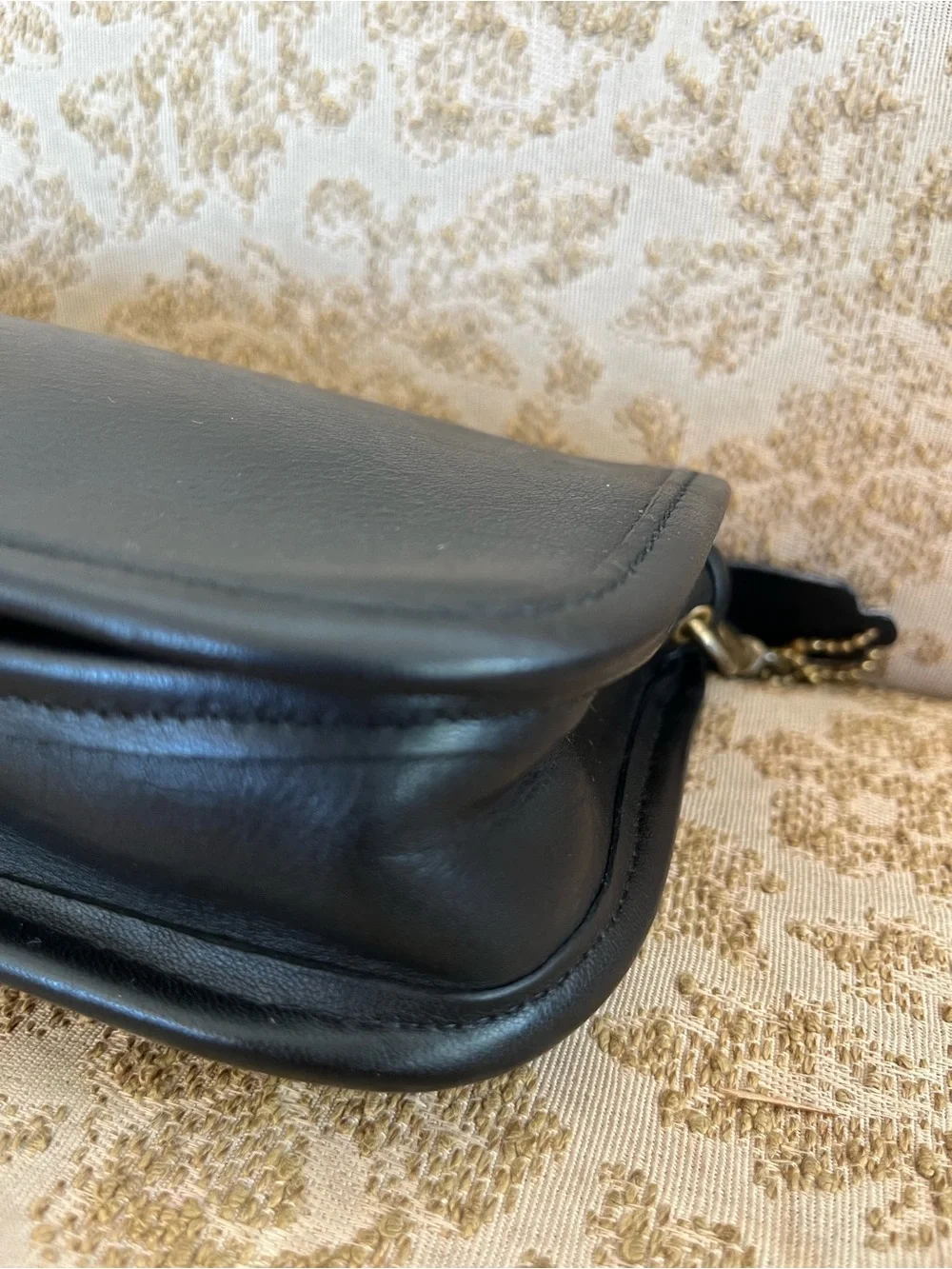 Vintage COACH Mini Clutch 9375 Precreed/Cartouche Black 1970’s New York City